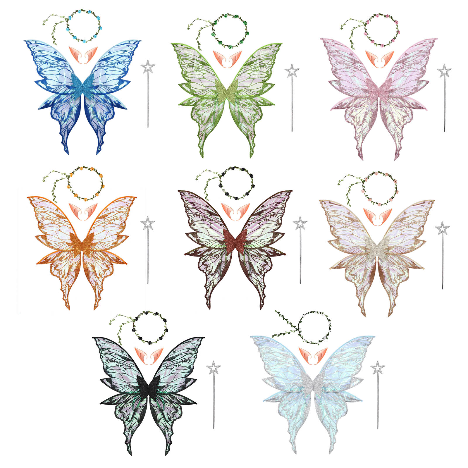 Elf Costume Christmas - Butterfly Fairy Elf Costume Wing Princess
