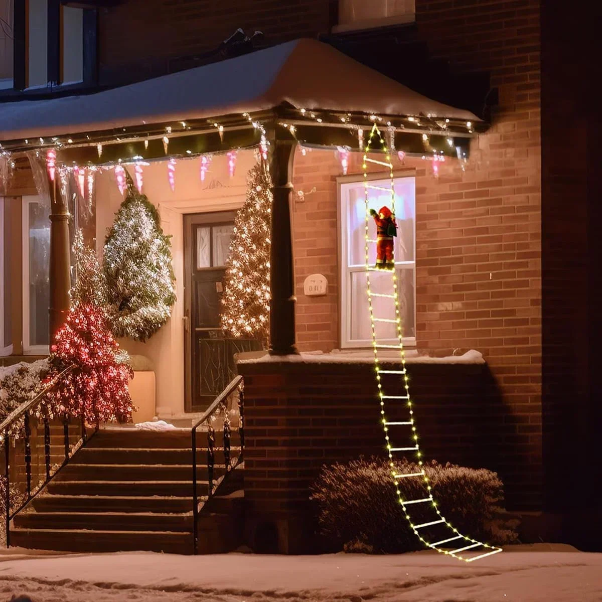 LED Ladder Light for Santa Cla - Christmas Lights Outdoor incelemesi ve fiyatı