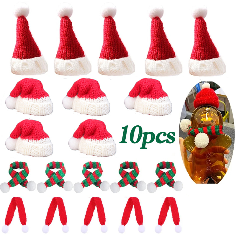 1-10pcs Christmas Doll Mini Fi - Santa Hat Plush incelemesi ve fiyatı