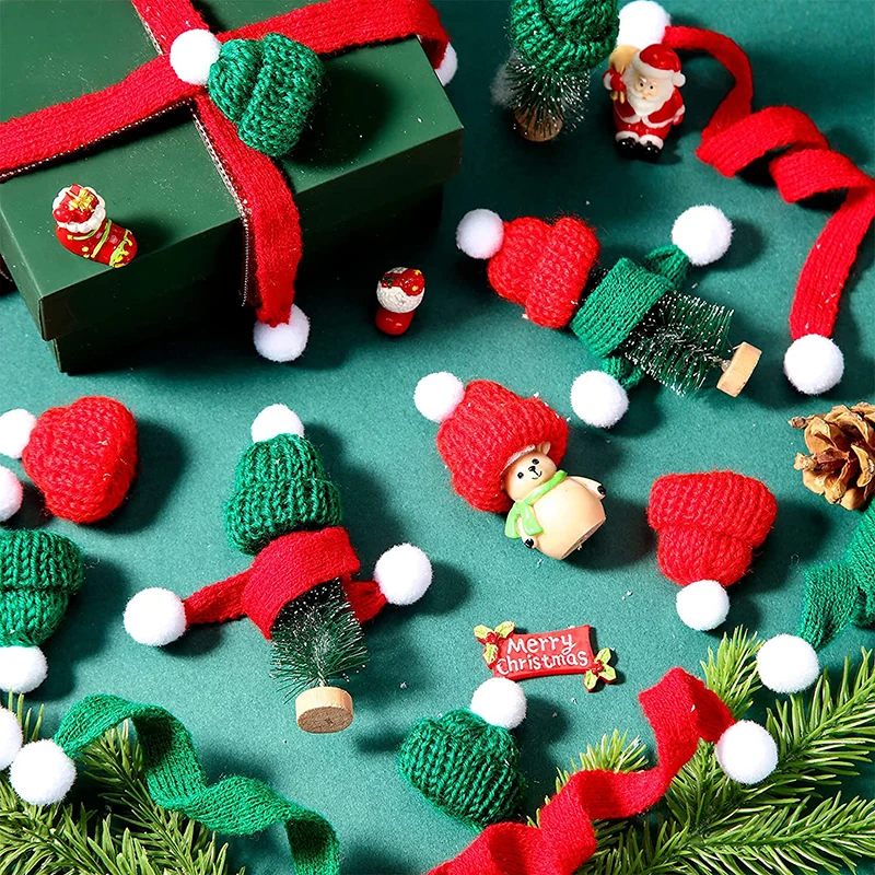 1-10pcs Christmas Doll Mini Fi - Santa Hat Plush incelemesi ve fiyatı