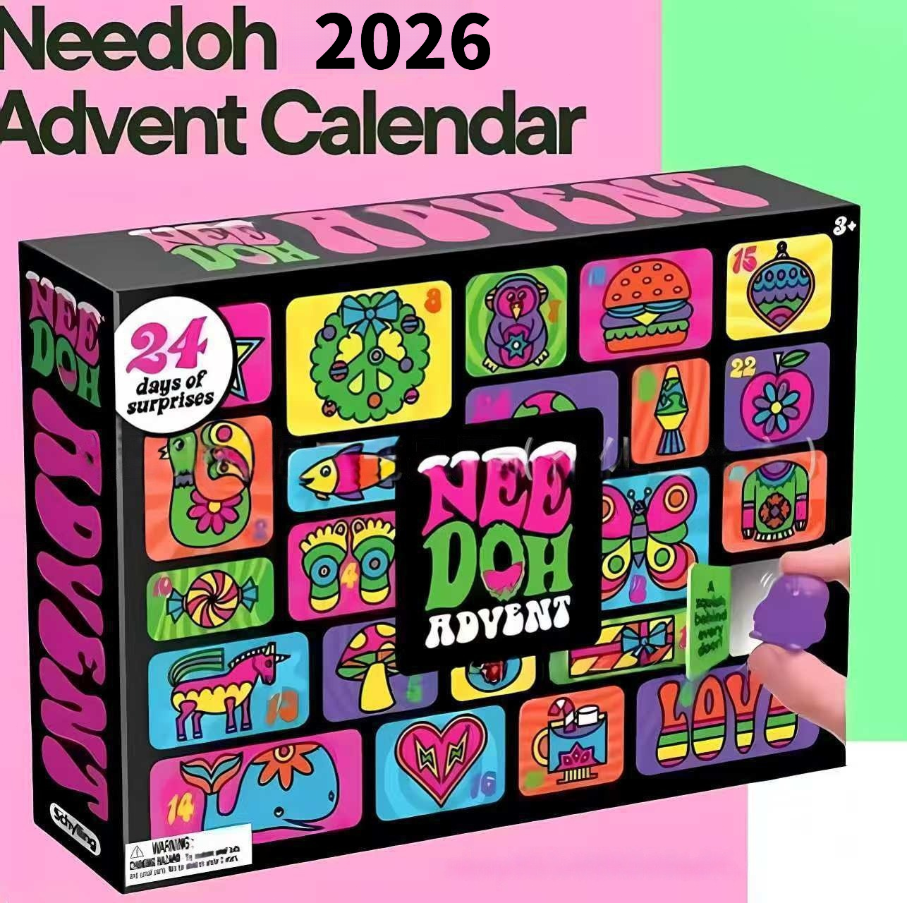 Nee Doh Advent Calendar 24Pcs  - Advent Calendar Gift incelemesi ve fiyatı