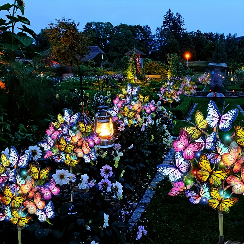 Solar LED Butterfly Garden Lig - Christmas Lights Outdoor incelemesi ve fiyatı