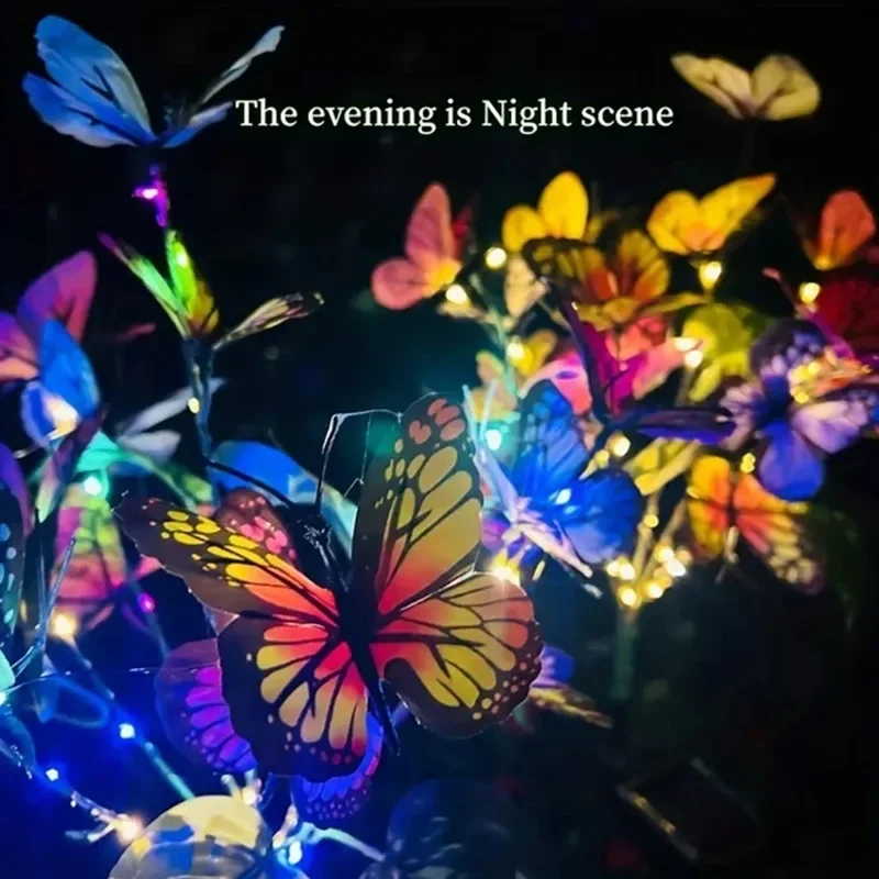 Solar LED Butterfly Garden Lig - Christmas Lights Outdoor incelemesi ve fiyatı