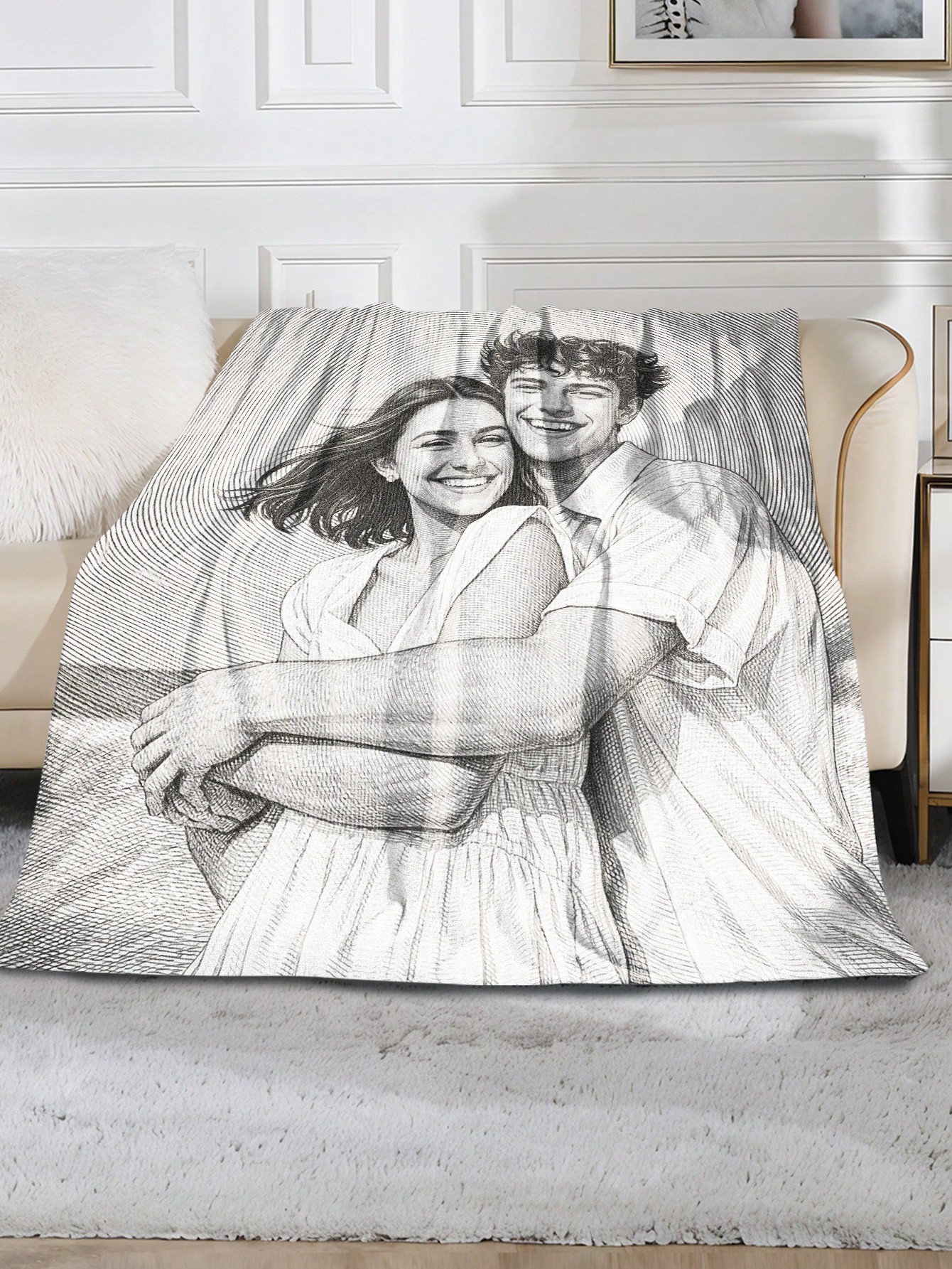 Custom AI Style Photo Blanket  - Christmas Throw Blanket incelemesi ve fiyatı