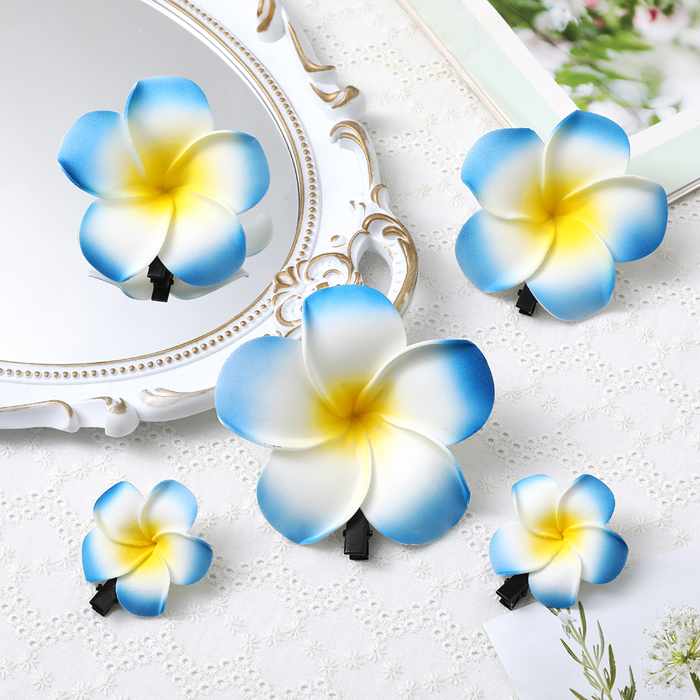10PCS Hawaiian PE Foam Plumeri - Christmas Wreath Fake incelemesi ve fiyatı