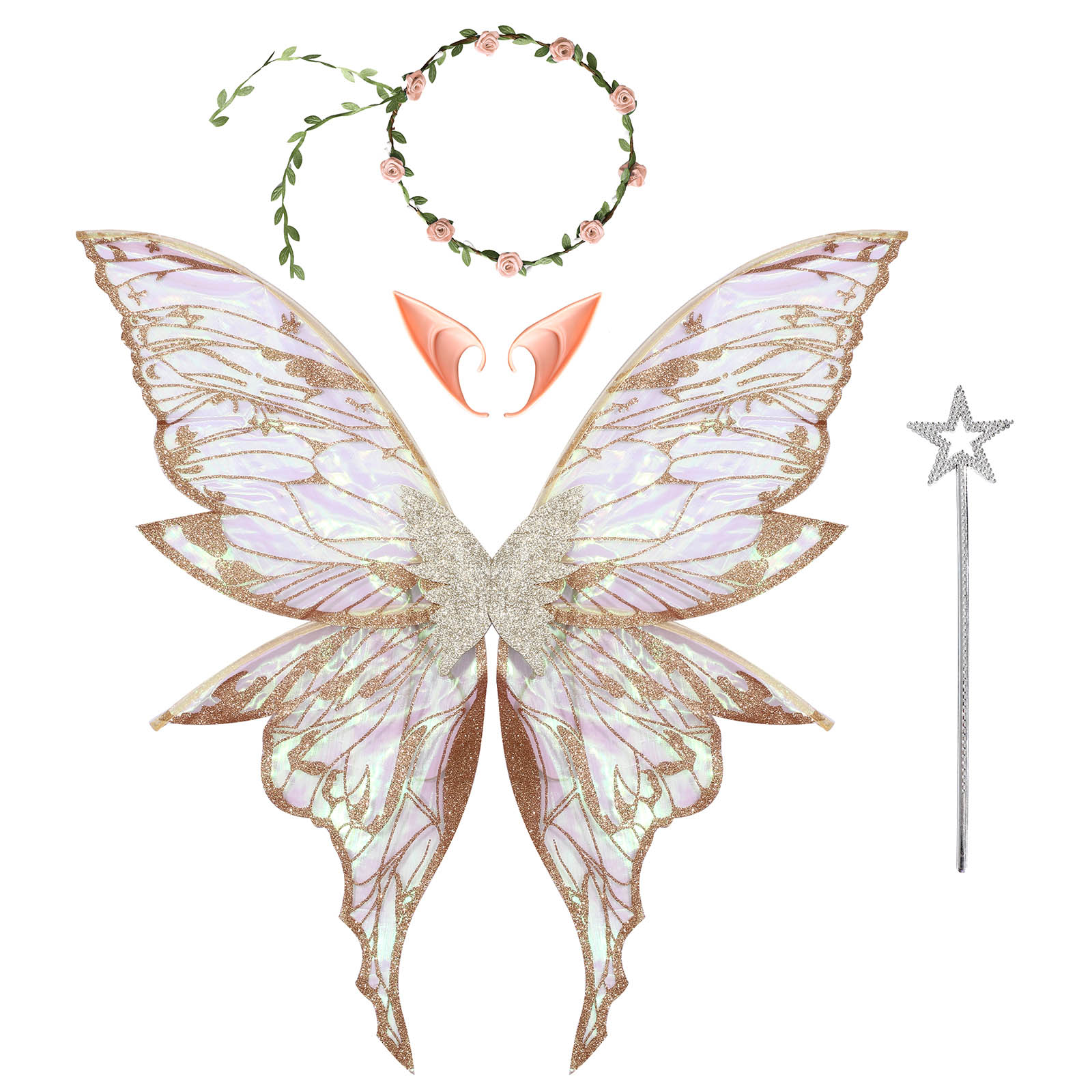 Butterfly Fairy Elf Costume Wi - Elf Costume Christmas incelemesi ve fiyatı