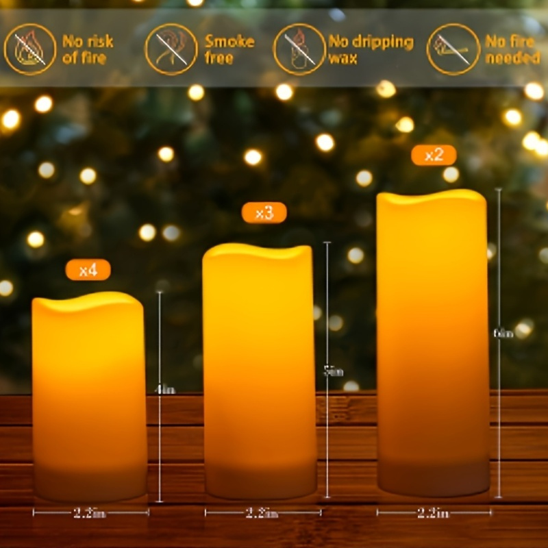 72-Piece Flameless Flickering  - Holiday Candle Set incelemesi ve fiyatı