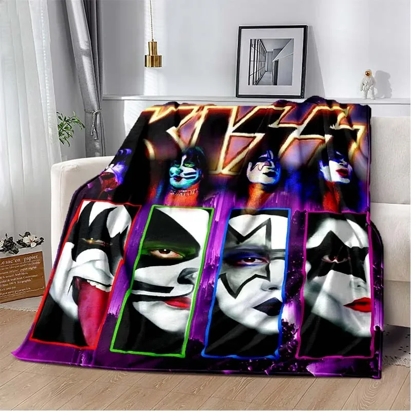 KISS Band Pattern Throw Blanke - Christmas Throw Blanket incelemesi ve fiyatı
