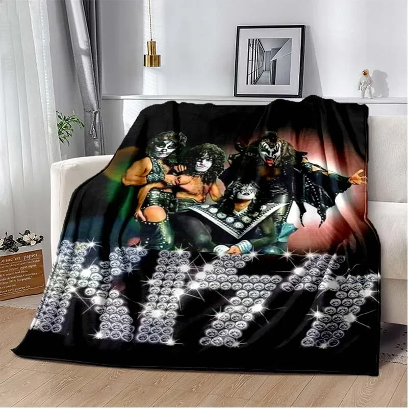 KISS Band Pattern Throw Blanke - Christmas Throw Blanket incelemesi ve fiyatı