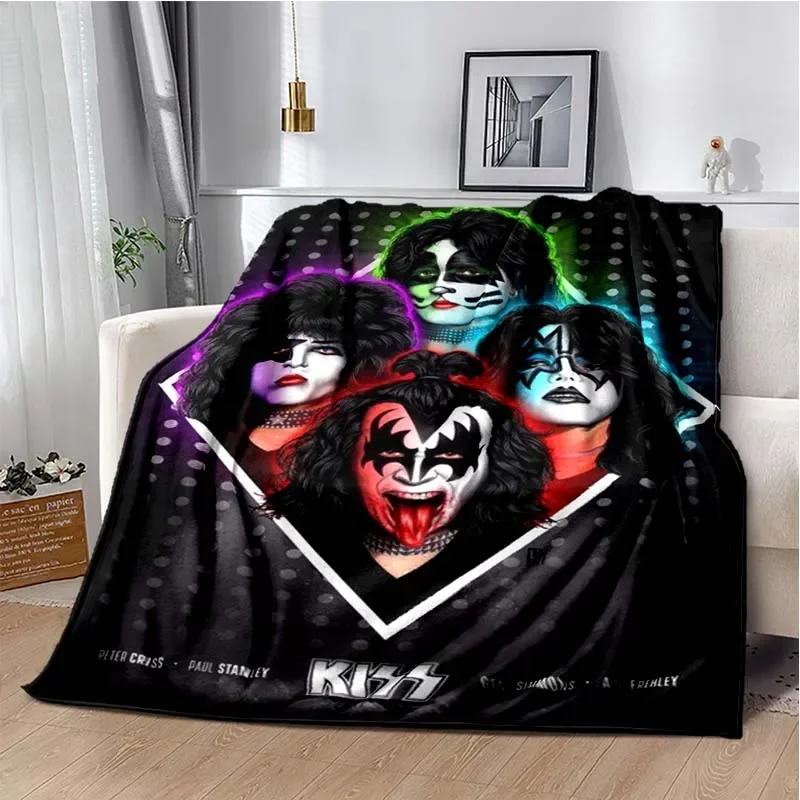 KISS Band Pattern Throw Blanke - Christmas Throw Blanket incelemesi ve fiyatı