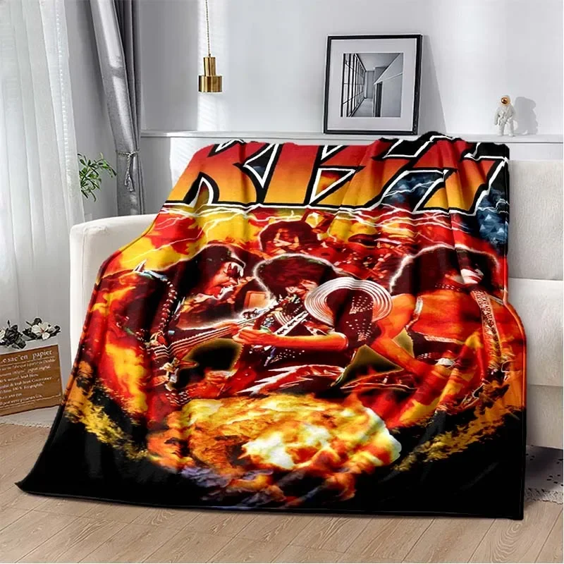 KISS Band Pattern Throw Blanke - Christmas Throw Blanket incelemesi ve fiyatı