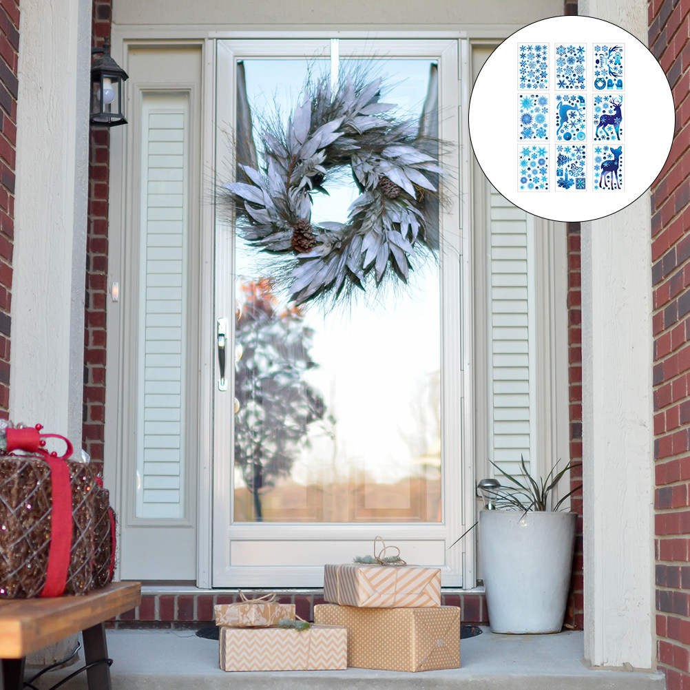 9 Sheets Christmas Window Deca - Snowflake Window Decal incelemesi ve fiyatı