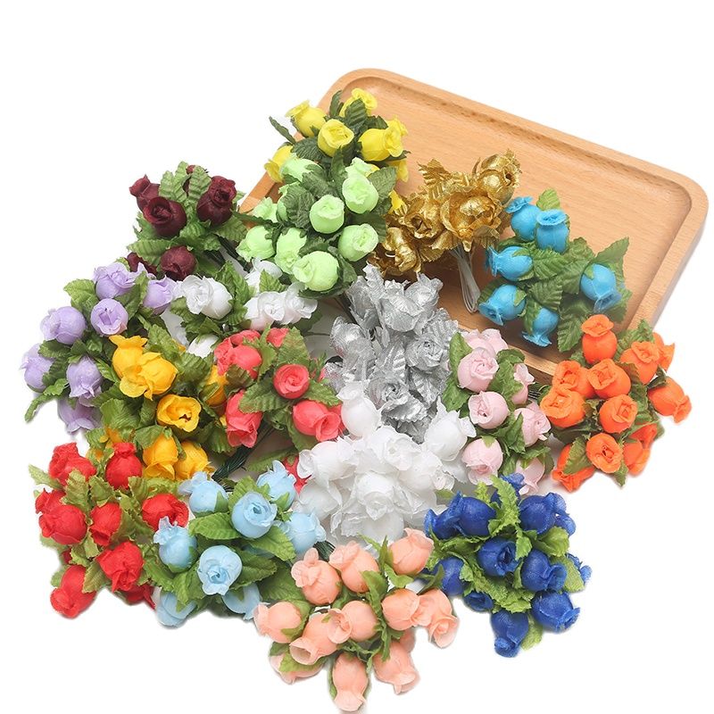 12/36/72/144PCS Rose Artificia - Christmas Wreath Fake incelemesi ve fiyatı