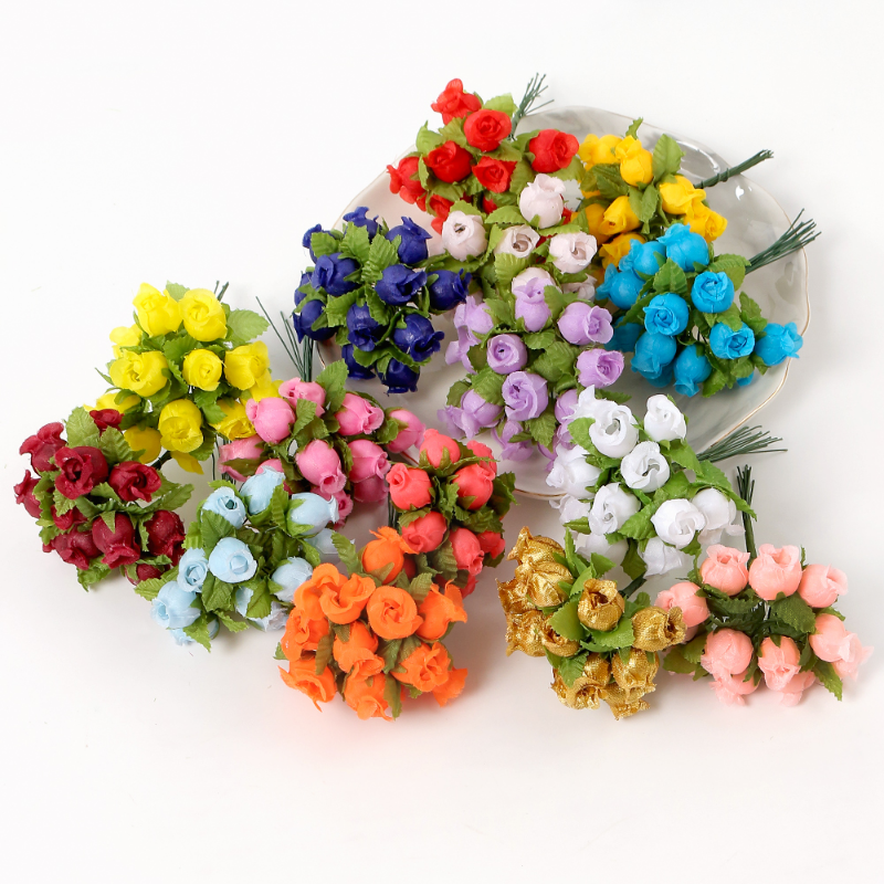 12/36/72/144PCS Rose Artificia - Christmas Wreath Fake incelemesi ve fiyatı
