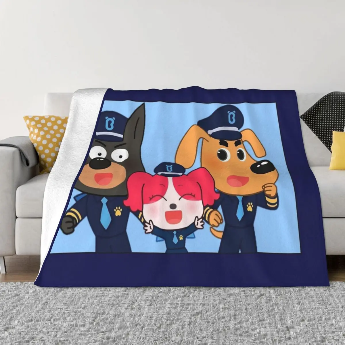 Sheriff Labrador Throw Blanket - Christmas Throw Blanket incelemesi ve fiyatı