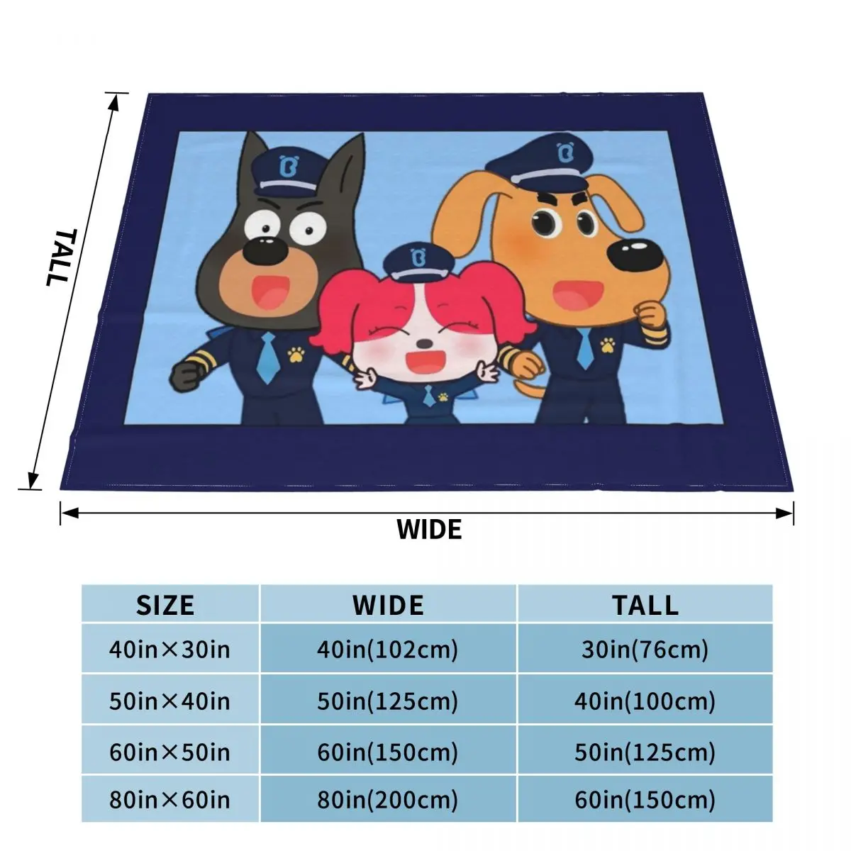 Sheriff Labrador Throw Blanket - Christmas Throw Blanket incelemesi ve fiyatı