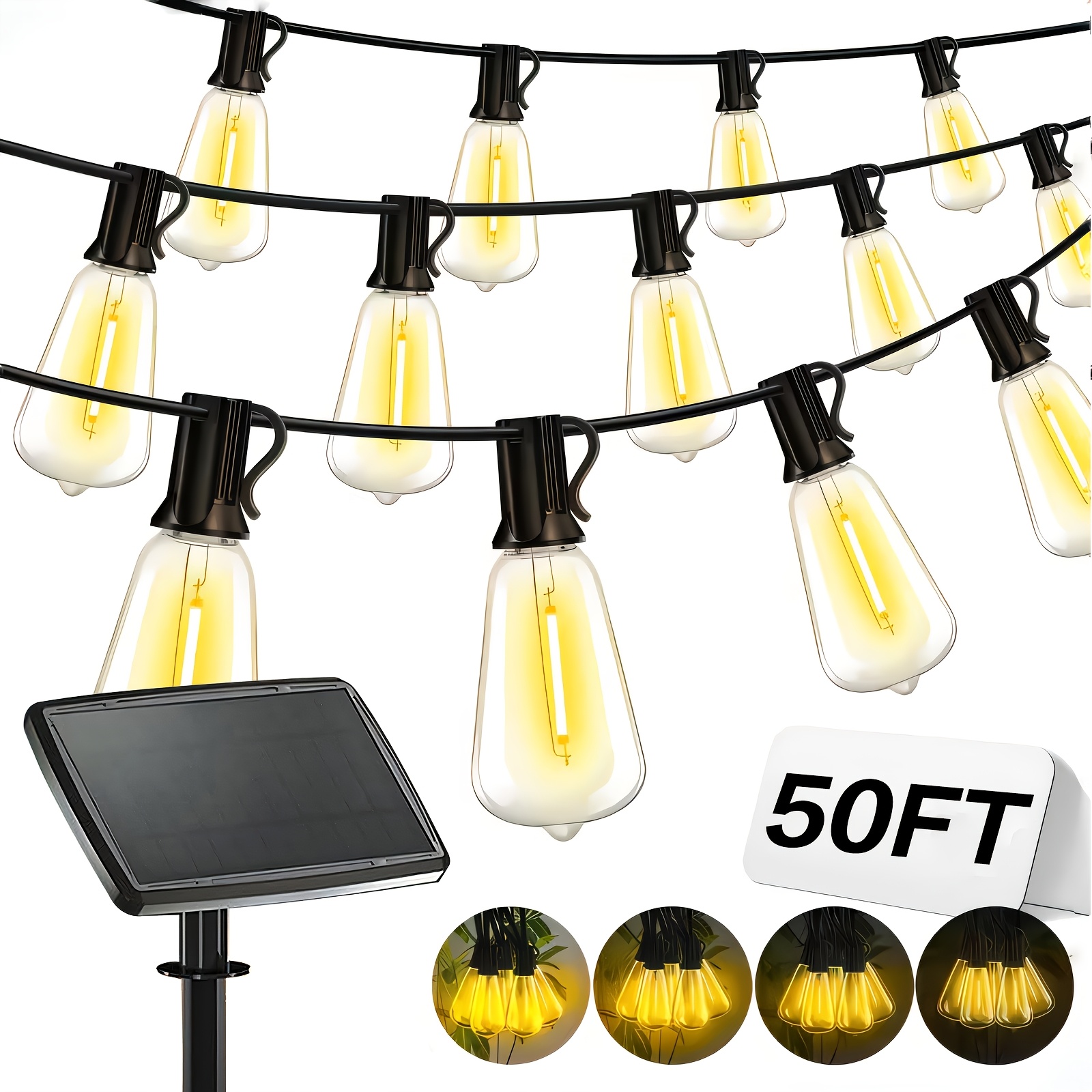 Solar Lights Outdoor, 100ft Pa - Christmas Lights Outdoor incelemesi ve fiyatı