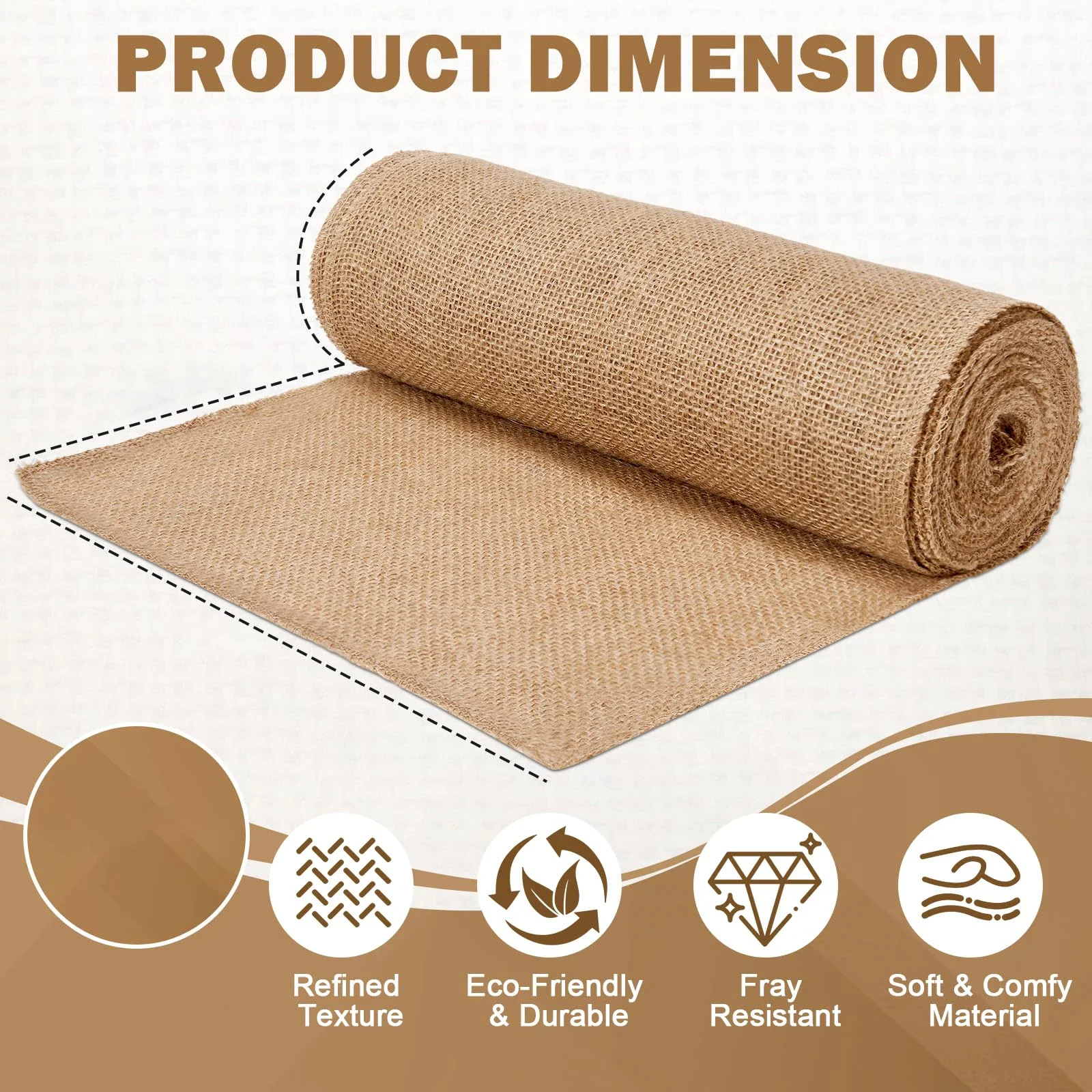 New Desig Beige Burlap Roll 30 - Christmas Table Runner incelemesi ve fiyatı