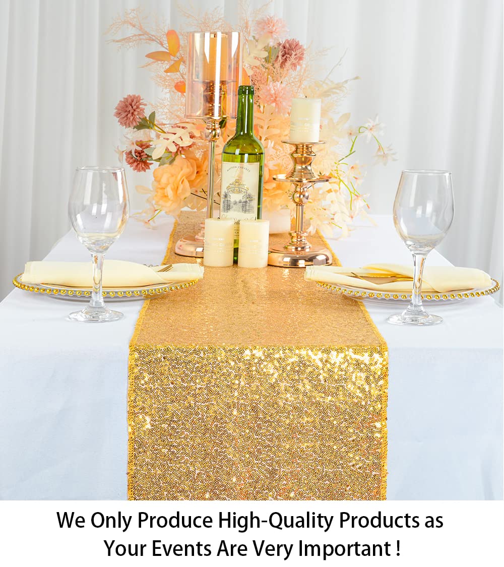 Sequin Table Runners Gold Tabl - Christmas Table Runner incelemesi ve fiyatı