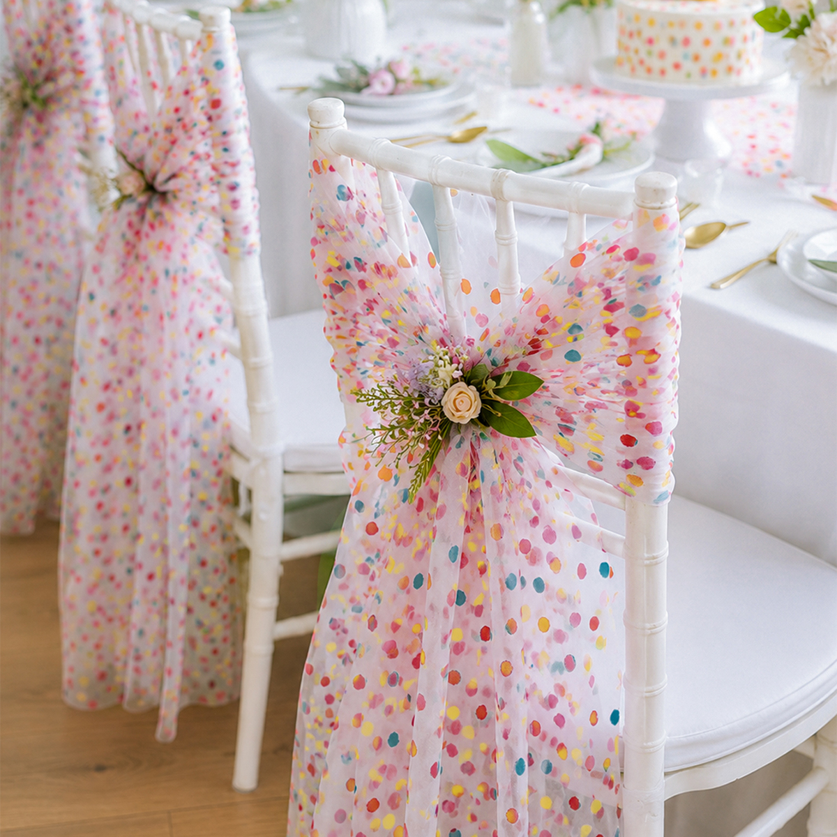 Colorful Dot Gauze Table Runne - Christmas Table Runner incelemesi ve fiyatı