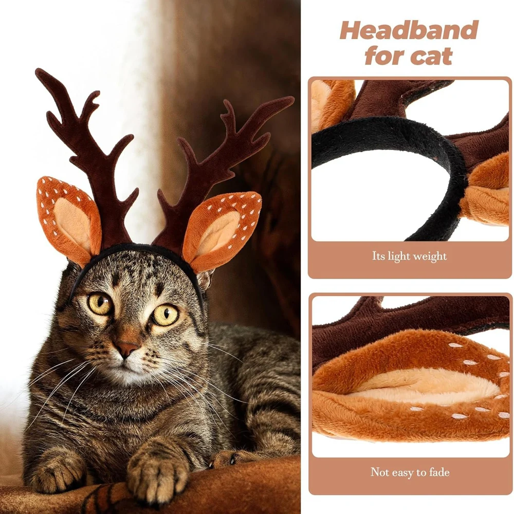 Dogs Headbands Deer Costume Ha - Reindeer Antlers Headband incelemesi ve fiyatı