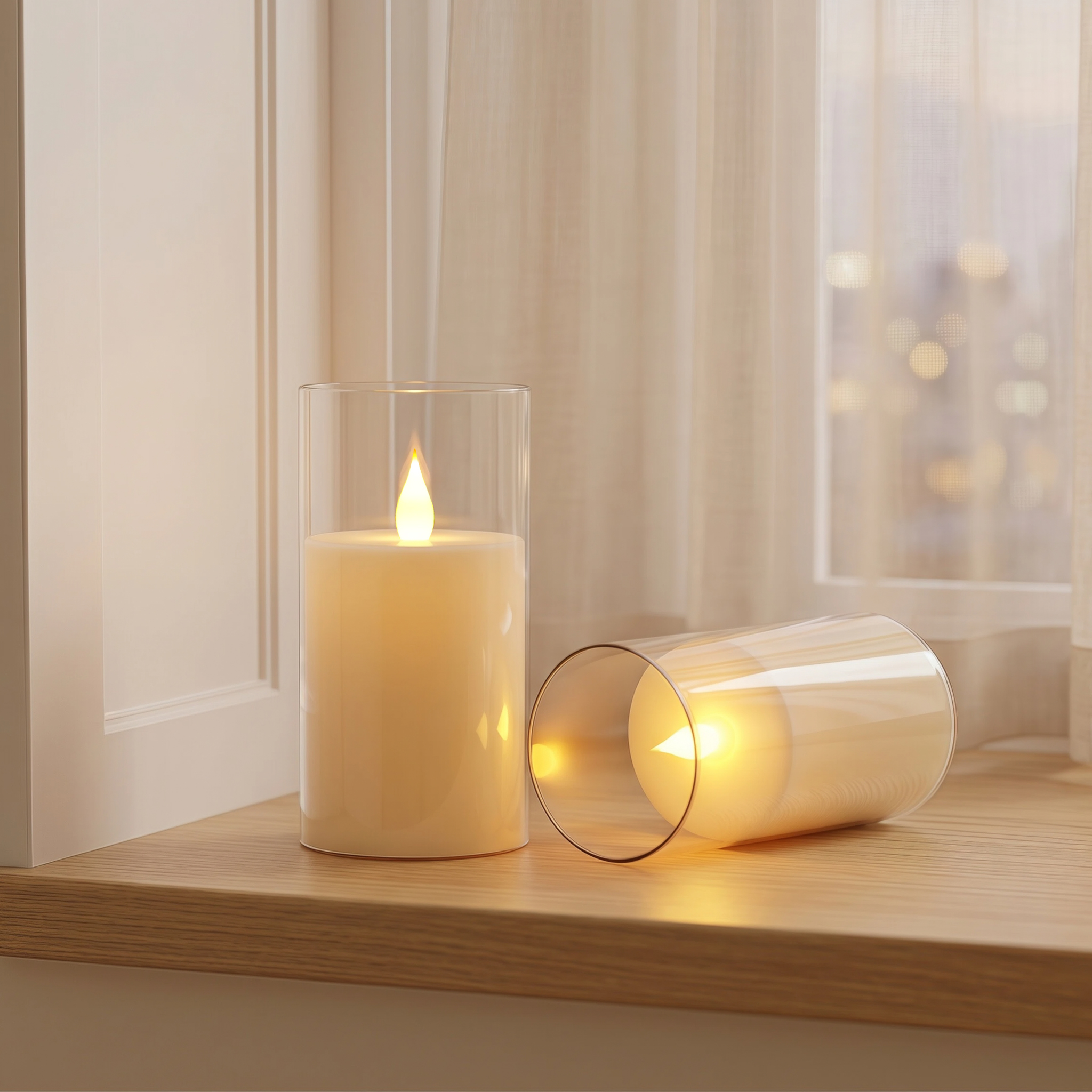 3-Piece LED Flame-Free Candle  - Holiday Candle Set incelemesi ve fiyatı
