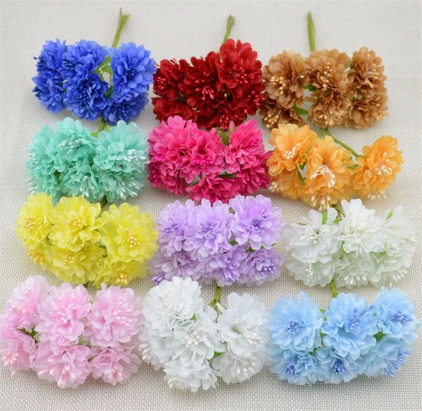 Silk Carnation Artificial Flow - Christmas Wreath Fake incelemesi ve fiyatı