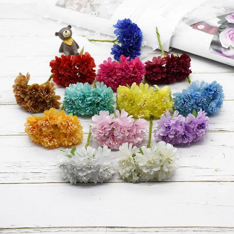 Silk Carnation Artificial Flow - Christmas Wreath Fake incelemesi ve fiyatı